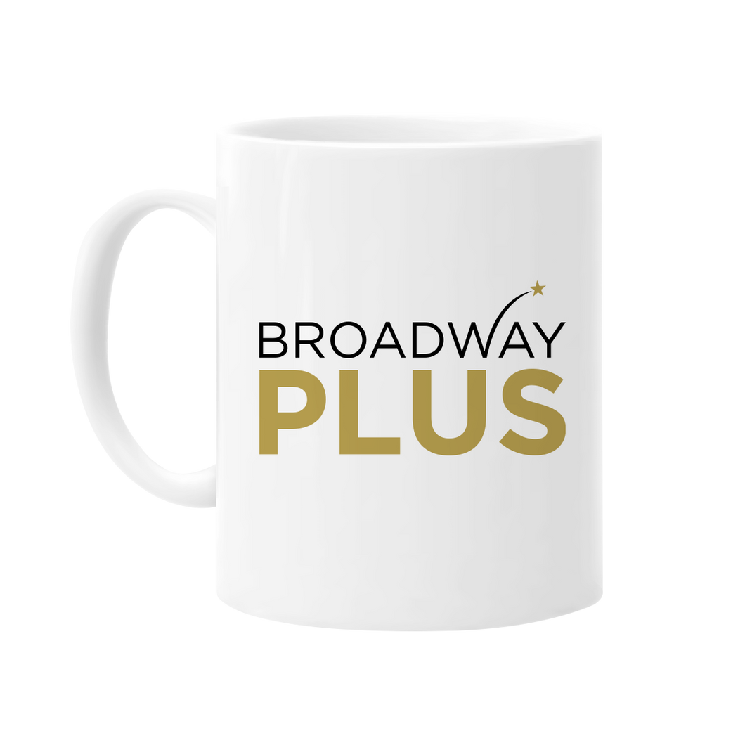 Broadway Plus Logo Mug - White